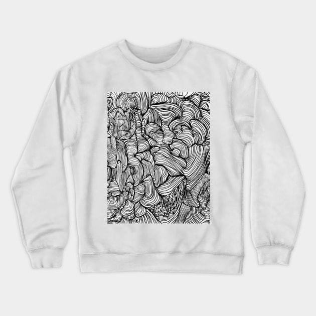 Ink-Letting Crewneck Sweatshirt by Anthropos